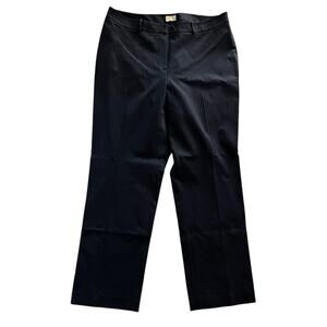 Caslon Black Stretch Dress Pants Trousers womens PETITE 14P petites work office
